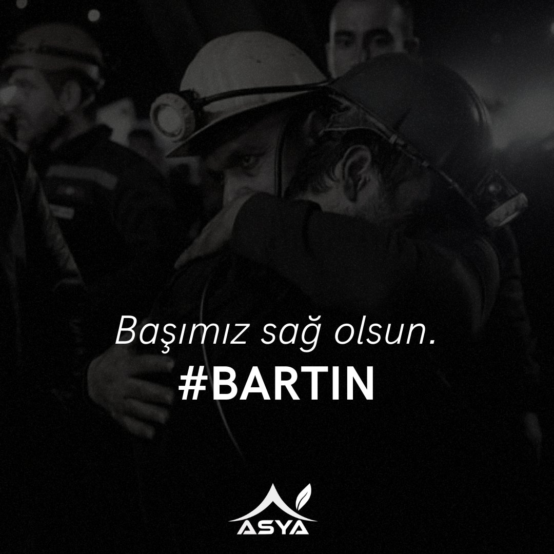 Bartın'da meydana gelen maden kazasında hayatını kaybeden vatandaşlarımıza Allah'tan rahmet, yaralı vatandaşlarımıza acil şifalar dileriz. #Bartın
