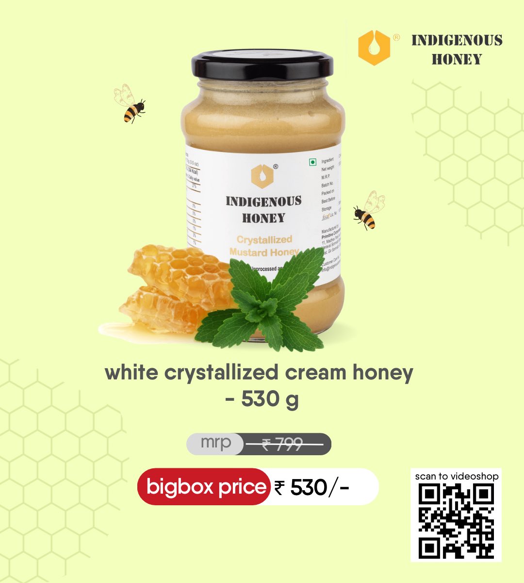 Bigboxapp's tweet photo. It's time for raw, unfiltered, unprocessed and unpasteurized organic 🍯
Shop indigenous honey now available on the BigBox app!!!

Link in bio!

#videocall  #bigboxindia #bigboxshopping #shopwithbigbox #sellonlinewithvideo #sellwithvideo #offers #videoshop #videoshopping https://t.co/tEL1NjR4Eb