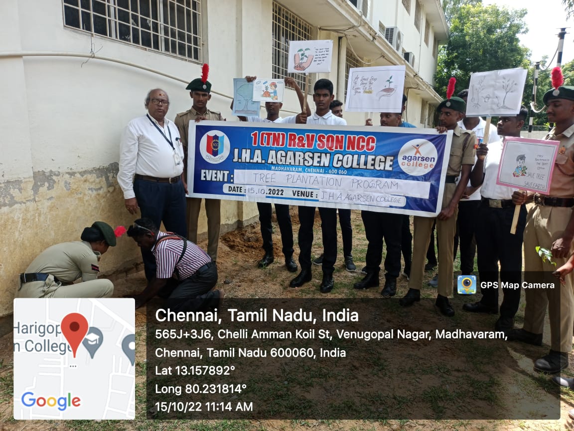 AlwynNewton's tweet photo. "Planting trees" 1(TN) R&amp;V SQN NCC conducted event regarding of Dr. A. P. J Abdul kalam's birthday, we the Ncc cadets plant 50 trees. 
@NCCdte_TNPAN
@HQ_DG_NCC https://t.co/p8dgU4W5wG