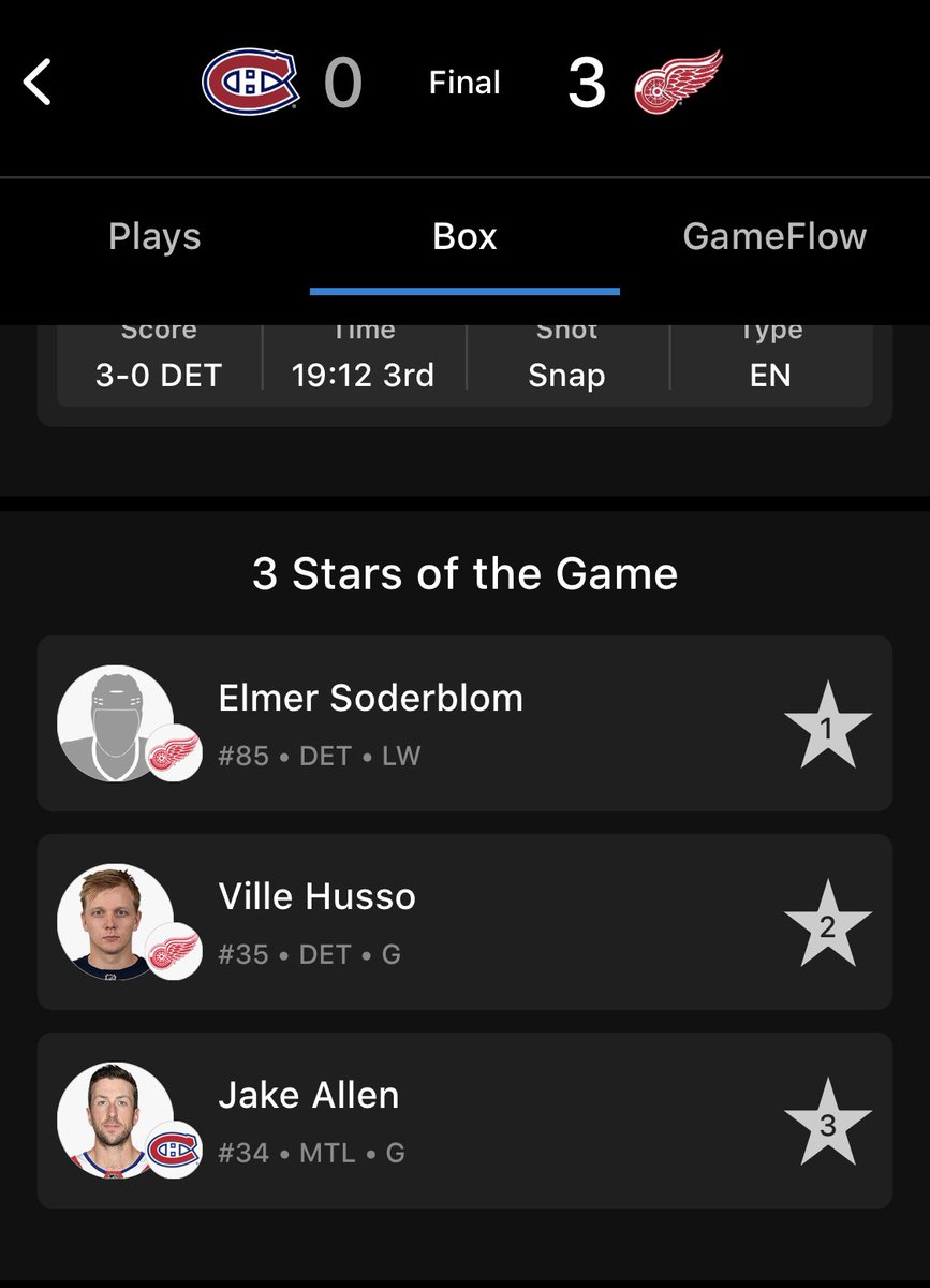 Oväntad succé, även för NHL tydligen. Bildlös Söderblom! Vi har dock bilder på Elmer: NHL-studion 18.30 ikväll på Viaplay med <a href="/ValleLizana/">Valentina Lizana</a> o <a href="/FreeHappyHabits/">Erik Granqvist</a> .