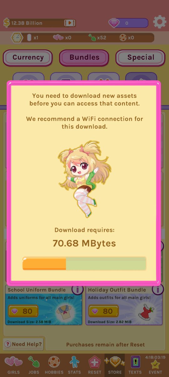 life_ninth's tweet photo. Finally after 13-ish days of grinding for diamonds, the voice pack is now within reach https://t.co/TsNpO0kLAp