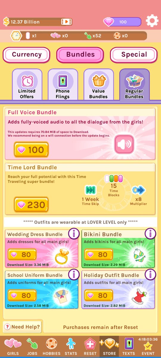 life_ninth's tweet photo. Finally after 13-ish days of grinding for diamonds, the voice pack is now within reach https://t.co/TsNpO0kLAp