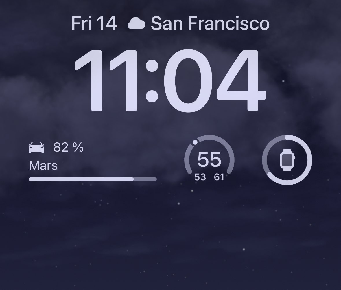 Jeff 💙 ️ on Twitter: “RT @WholeMarsBlog: Love the new Tesla lock screen