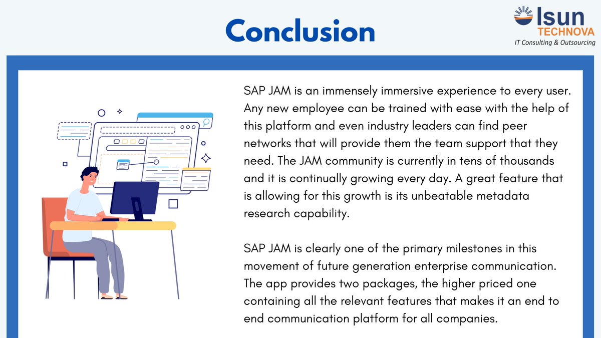 IsunTechnova's tweet image. #GetToKnow about #SAPJam #SocialMediaApp with #isuntechnova