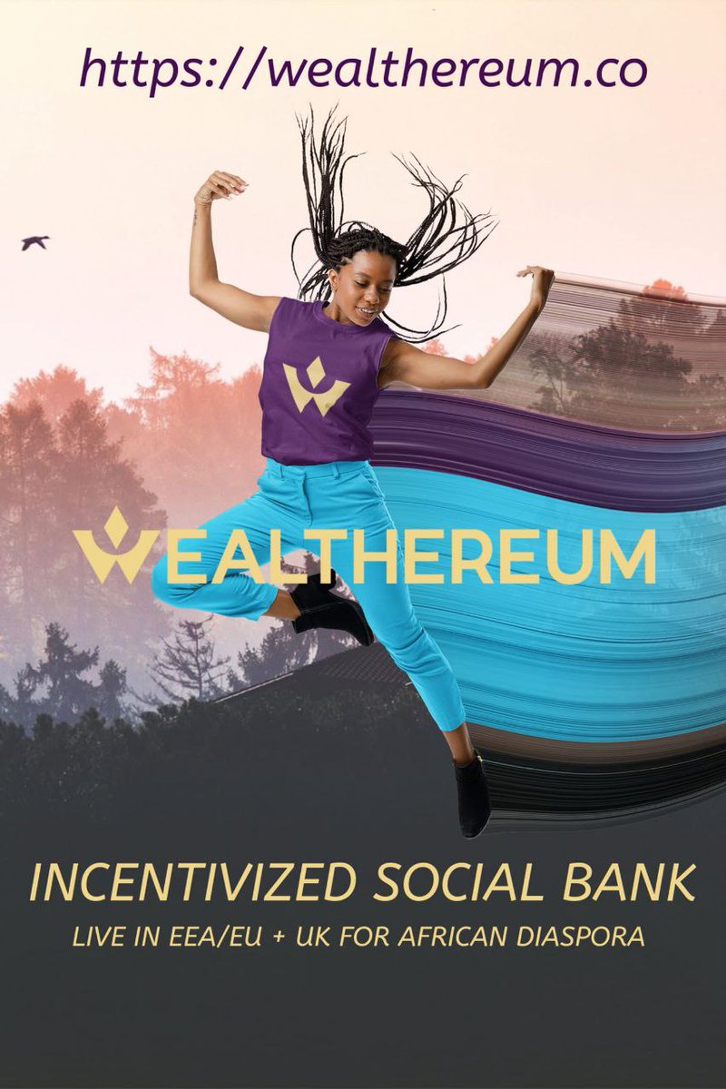 SurebanqaC's tweet photo. 💳 #Wealthereum_Bank IS now open for business.
  https://t.co/R2IucwuHzf
African Diaspora legally residing in the EEA/EU/UK can now open EURO / GBP /USD Master account in less than 3 minutes.
#banking #IncentivizedSocialBank #OpenBankaccount
#BorderlessBankingServices https://t.co/JPxqKEEP4z