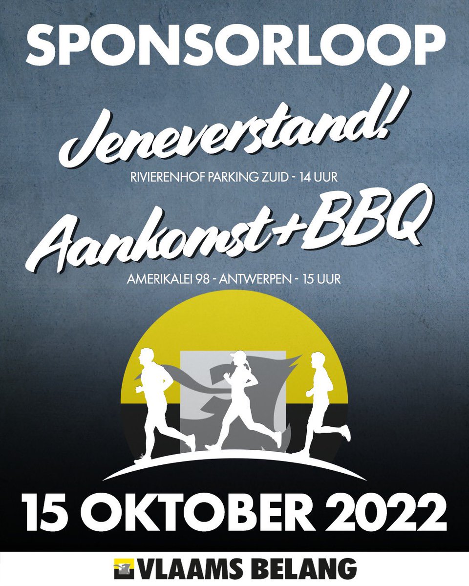 Straks start de sponsorloop voor #Orania <a href="/OraniaBeweging/">Orania Beweging</a> Vanuit #Mol lopen e/ aantal #VlaamsBelang-kopstukken ( oa ikke) 60km v/ Mol 👉🏻 Antwerpen. Ook in #Deurne en #Antwerpen zijn er sponsoractiviteiten 👇🏻👇🏻👇🏻👇🏻           U kan ook sponsoren via steunactie.be/actie/60-km-sp… D’Anke!