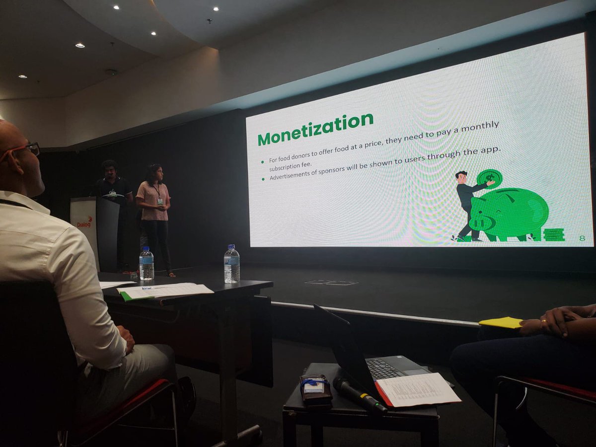 hSenidMobile's tweet photo. #Thesilverlining are making it tough for the judges to decide.
For more details:
https://t.co/1Nteg7Drvd
#Tadhack2022 #SriLanka #hSenidMobile #ideamart https://t.co/x6b5naJ05p
