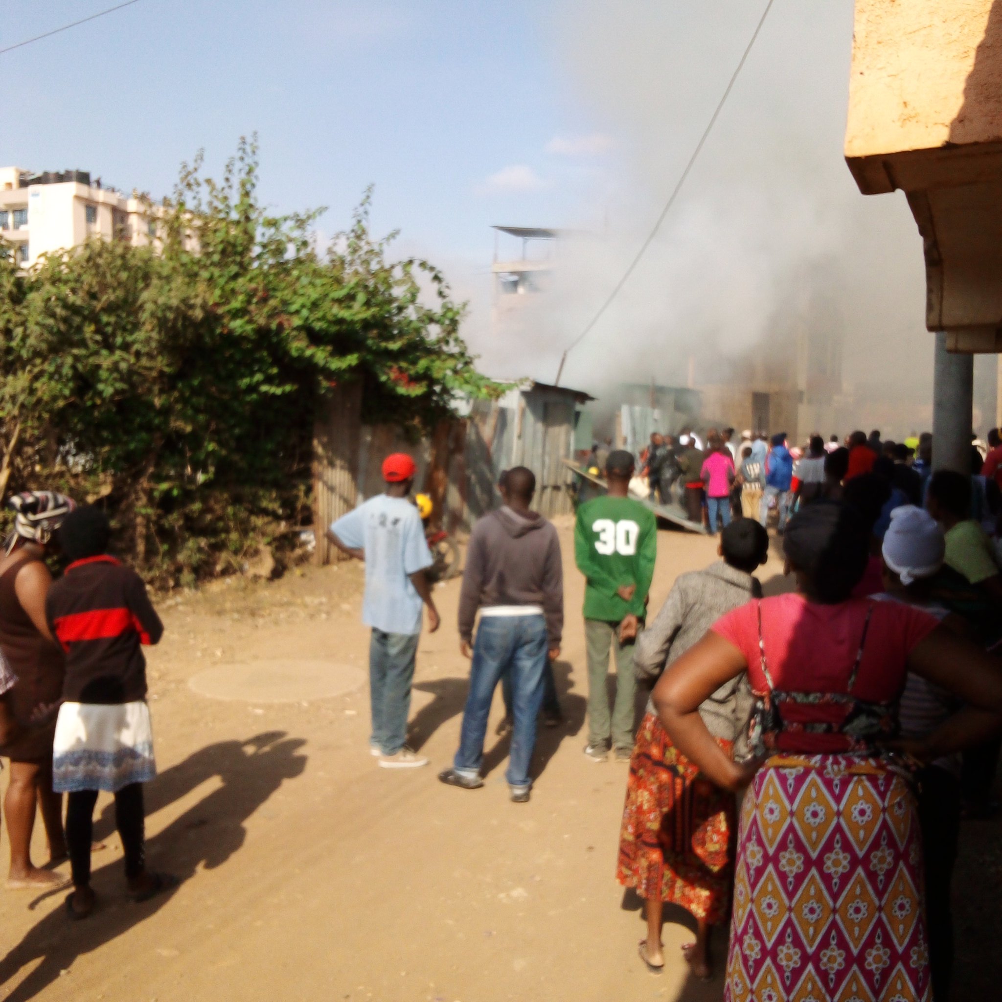 Mekatili_KE on Twitter "Fire on 14th Street MwikiKasarani. Where is our NMS_Kenya and