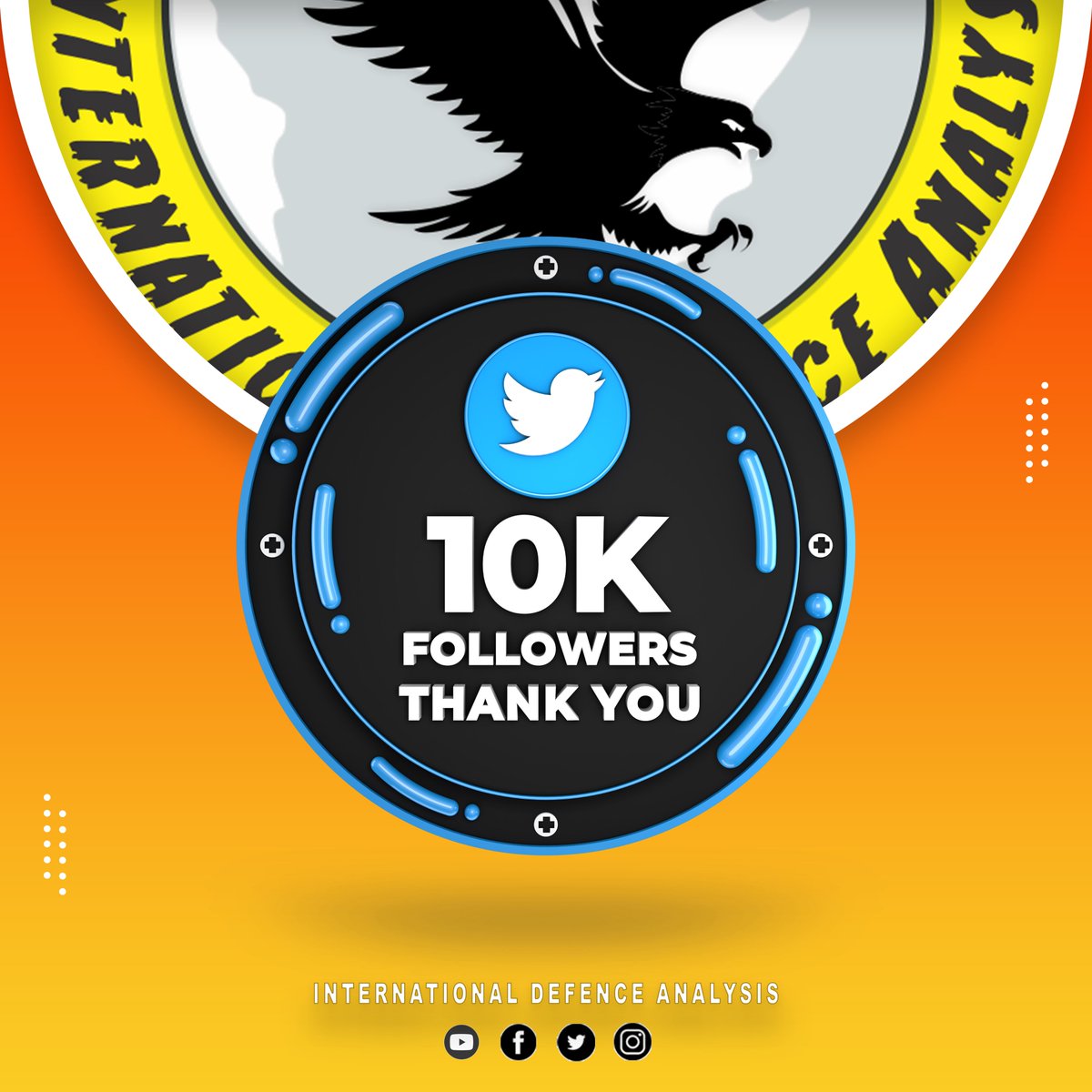 Defence_IDA's tweet photo. 𝐓𝐡𝐚𝐧𝐤 𝐘𝐨𝐮 𝐆𝐮𝐲𝐬 𝐟𝐨𝐫 𝐘𝐨𝐮𝐫 𝐋𝐨𝐯𝐞 &amp; 𝐒𝐮𝐩𝐩𝐨𝐫𝐭 #𝟏𝟎𝟎𝟎𝟎 𝐅𝐨𝐥𝐥𝐨𝐰𝐞𝐫𝐬.

#InternationalDefenceAnalysis #IDA https://t.co/FoUnKhgel3