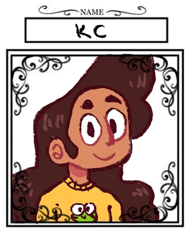 My beloved OC from 2015, while aesthetically very clearly a Stevonnie ripoff because she was conceptualized in 2015, is also basically just Luz if she were from the Boiling Isles to begin with 
