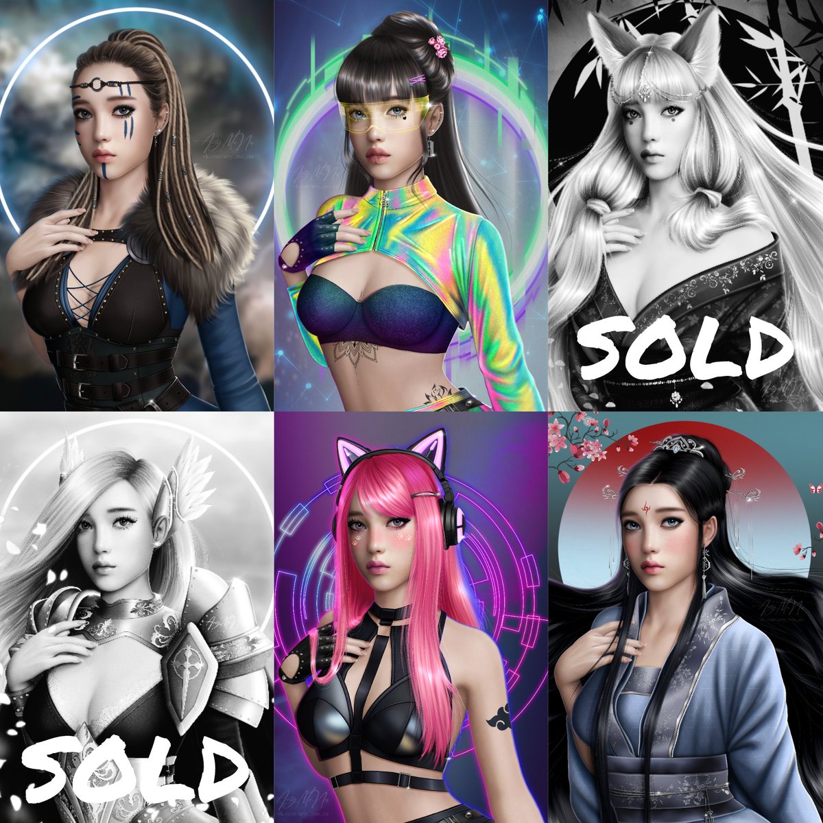 arty_mo_na's tweet image. Collection "Mythical Maidens"
0.05-0.07 $ETH 
This is a generative collection drawn manually, without using artificial Internet, on an iPad in the procreate program.

The idea of the collection is described below.
Link ⬇️ 
#NFTCommmunity
#NFTcollection #nftfam