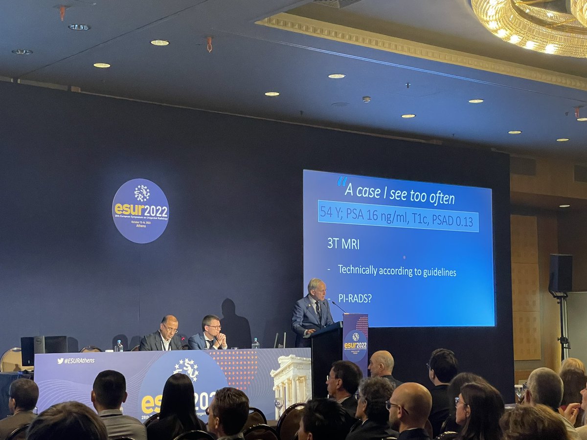 #ESUR2022 Controversies in Prostate MRI <a href="/JelleBarentsz/">Jelle Barentsz</a> 🤩