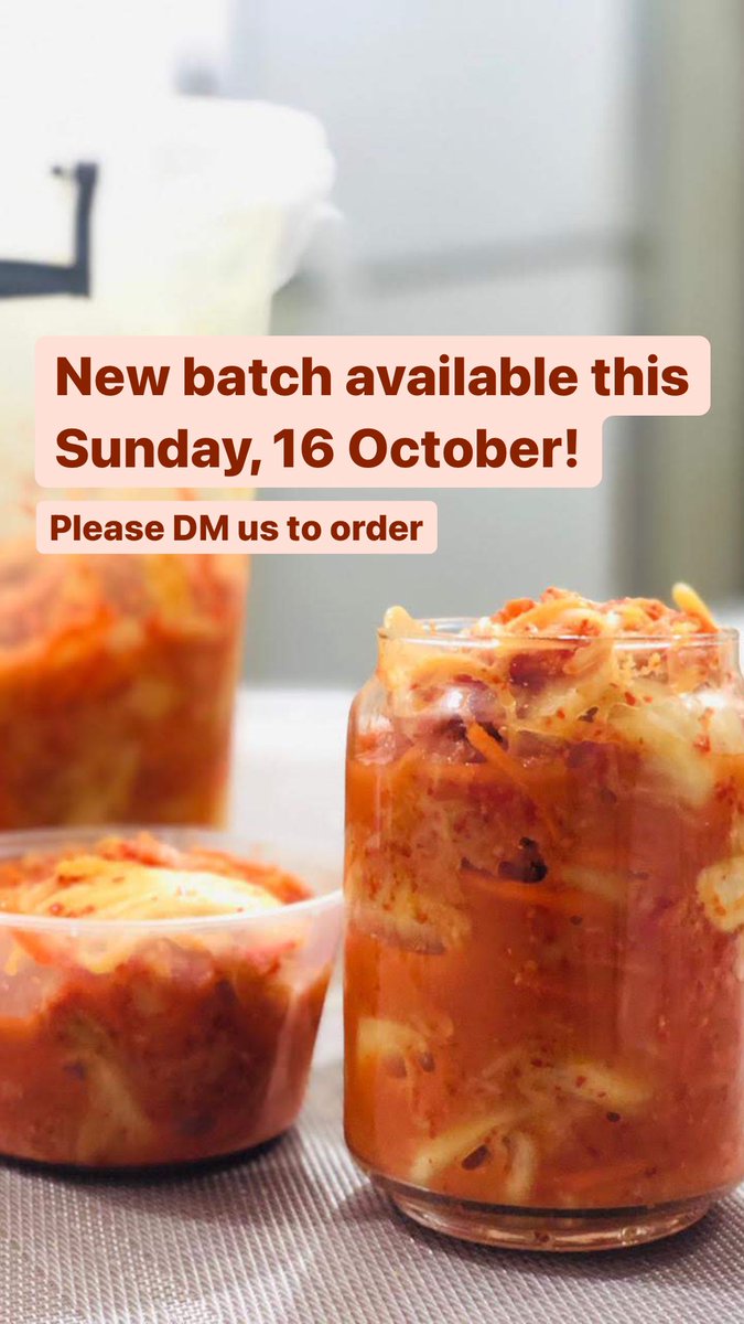 It’s been a while 🌞

We’re back with some kimchi goodness. Please DM us to order.

80MVR per 300g tubs
Free delivery within Male’
+10MVR for Hulhumale deliveries