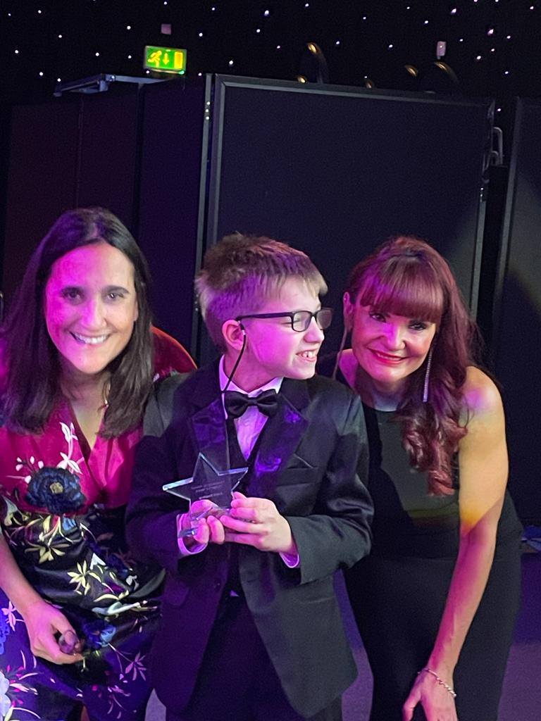 What a brilliant night. Zach won an award at the Yorkshire Children of Courage Awards for his campaigning for Zachs Law. So proud and something that will help so many people @irwinmitchell @epilepsysociety
