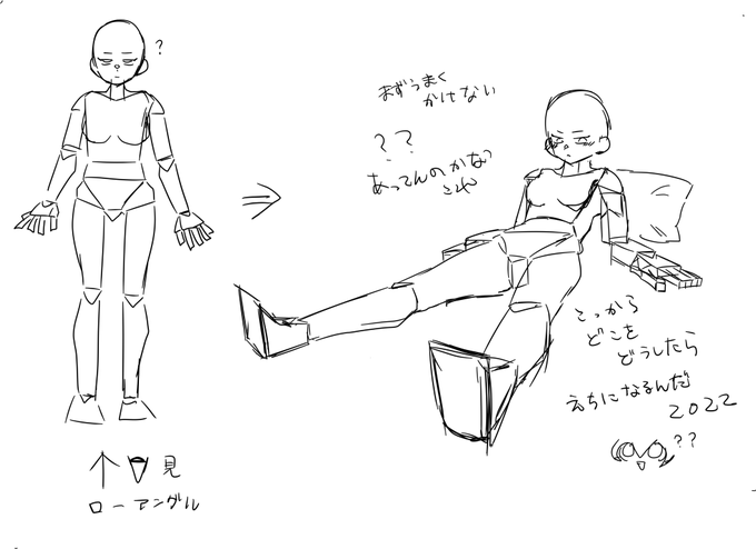 ?????
股間をメインにした
えち絵の構図って
むずかしすぎるんだ 