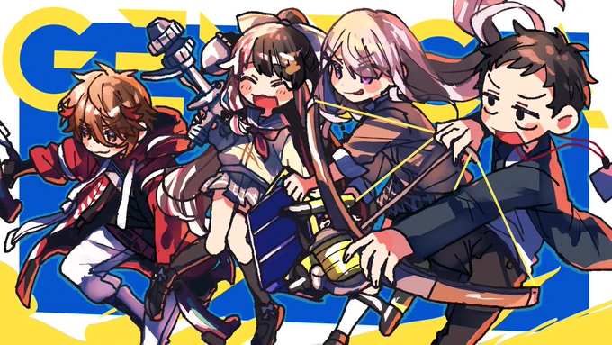連携も空気も初日から最高です#社築納品物 #でろあーと #れなの鳥っくあーと #SeraPic #ジェネギャWIN 