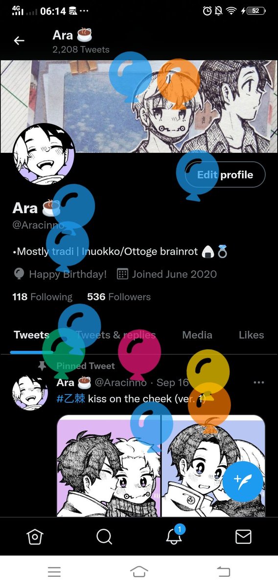 My birthday was yesterday, but I need to draw inuokko first 👀