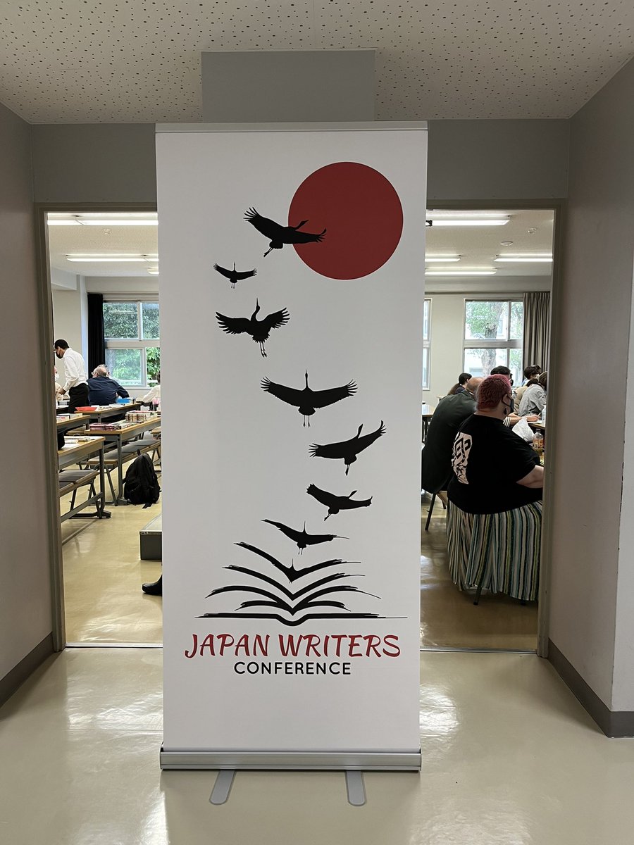 ReginaRed's tweet photo. At the Japan writers conference today 😊 first time in three years that it’s live and face to face. Great to see everyone again in person! https://t.co/RovJcGH28e
