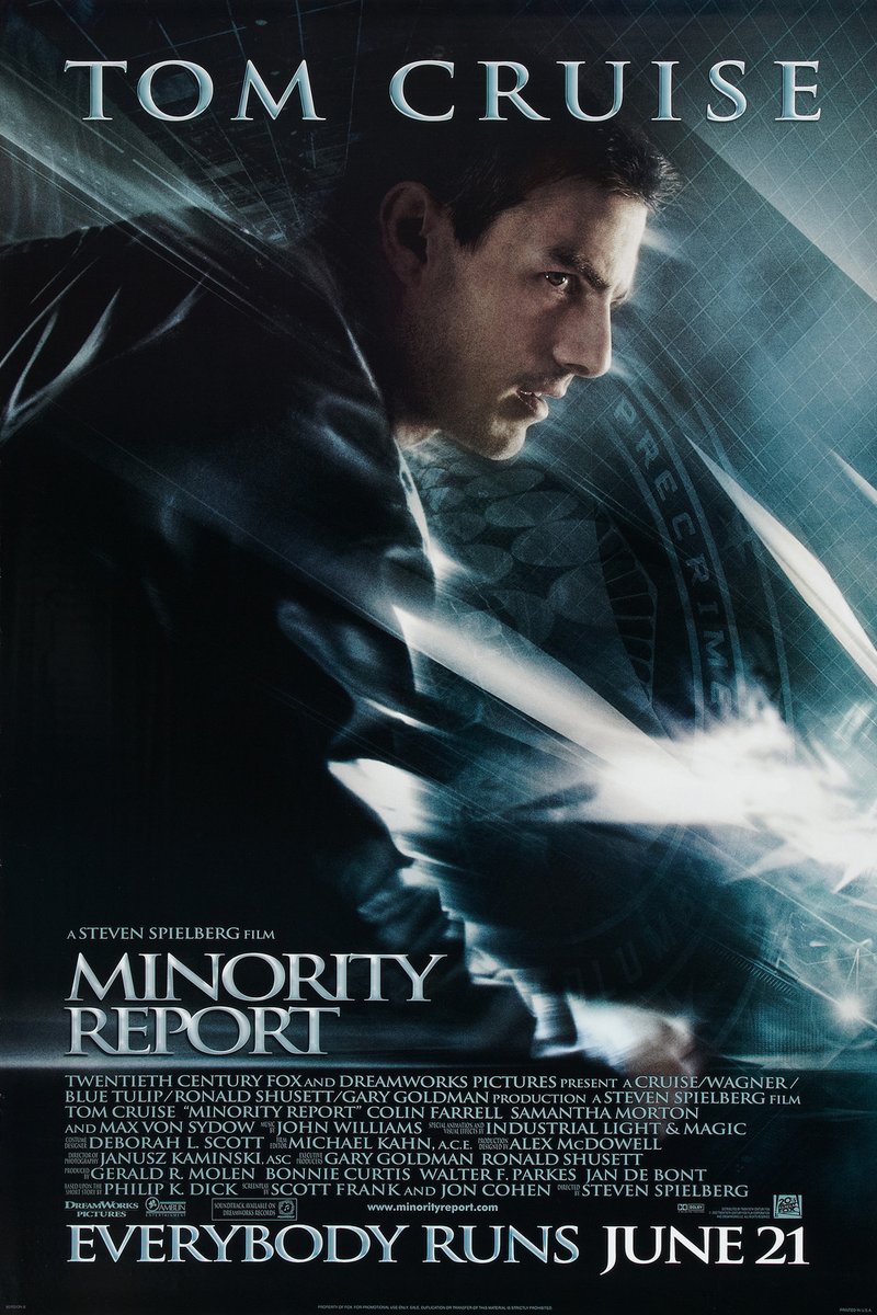 Knightwolf1994's tweet photo. @TheFirstOkiro Since Minority Report was released in 2002 I'm adding it to the list. https://t.co/GFFWFDY6tP