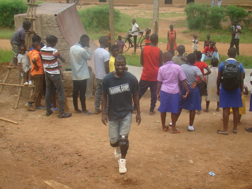 Transforming communities using skateboarding as a tool to engage with marginalized children..