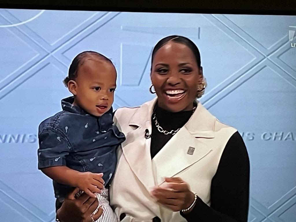 Bring your child to work day <a href="/TennisChannel/">Tennis Channel</a> 😍🥳
