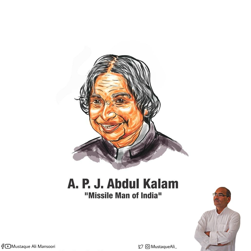 MustaqueAli_'s tweet photo. Remembering the former President of India, Lt Sh A P J Abdul Kalam on his birth anniversary. https://t.co/5MH19j4UYF