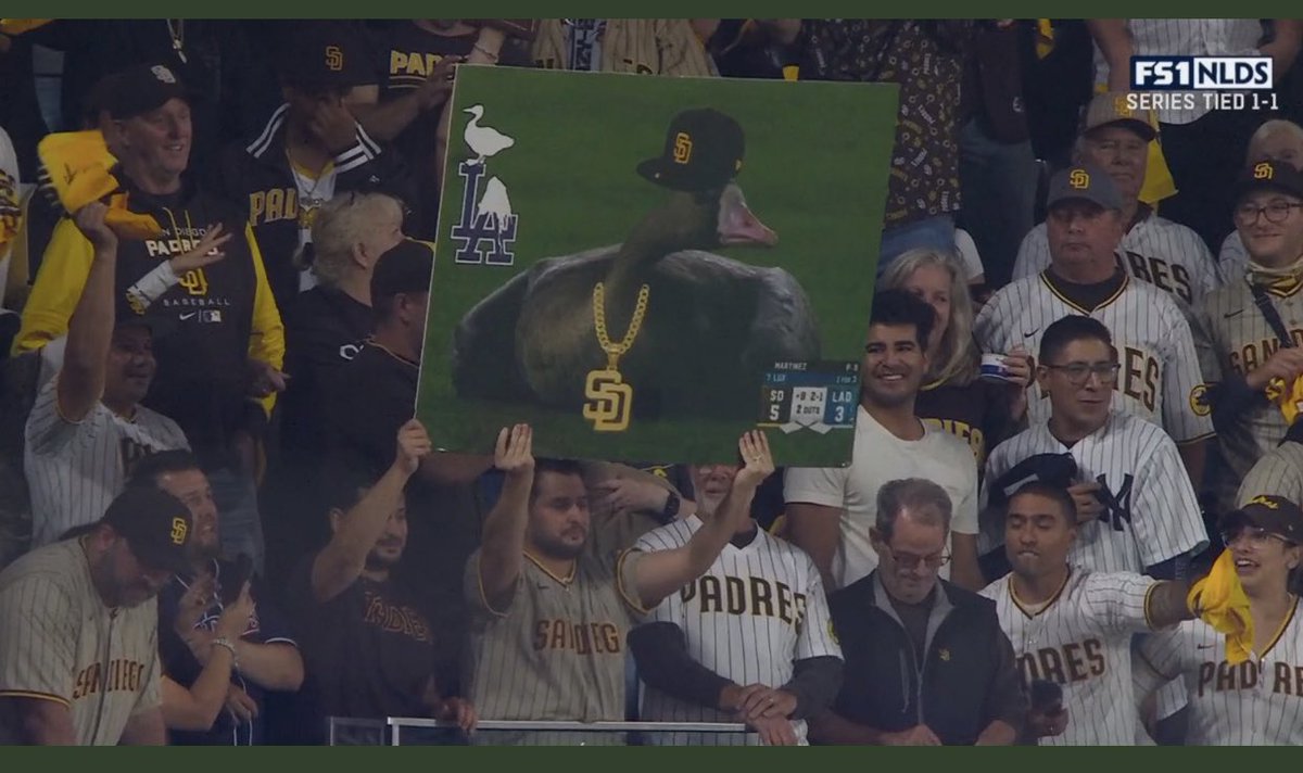 EtlKaty's tweet photo. @Padres while we made it on national television, my daughter wrote me a letter since she couldn’t stay up to watch the whole game. Let’s send those dodgers home packing tomorrow. https://t.co/cMAj8AtqKV