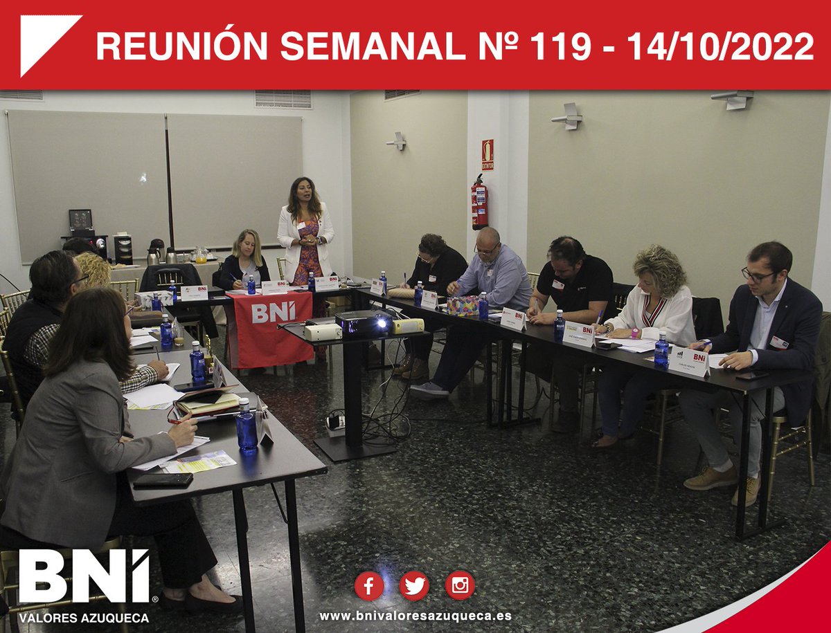 BniValoresAzu's tweet photo. #ReuniónSemanal
Un viernes creando oportunidades de #negocio, recomendaciones entre miembros y #sinergias entre nuestras empresas.
¿Te animas a conocernos?
▶ https://t.co/poRx17cRE2
🌟¡Vive la #ExperienciaValores!🌟
#SéValores #NetworkingAzuqueca #OtraFormaDeHacerNegocios https://t.co/Olw2fY4Qg9