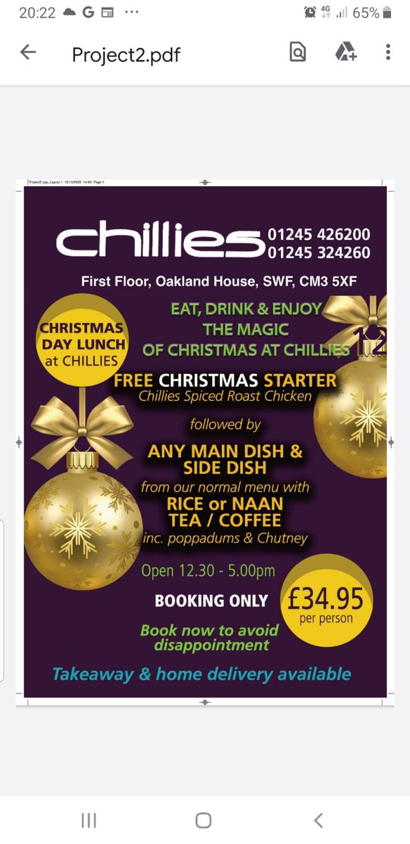 Chillies Restaurant 🌶️ of South Woodham Ferrers (@chilliesfusion) on Twitter photo 