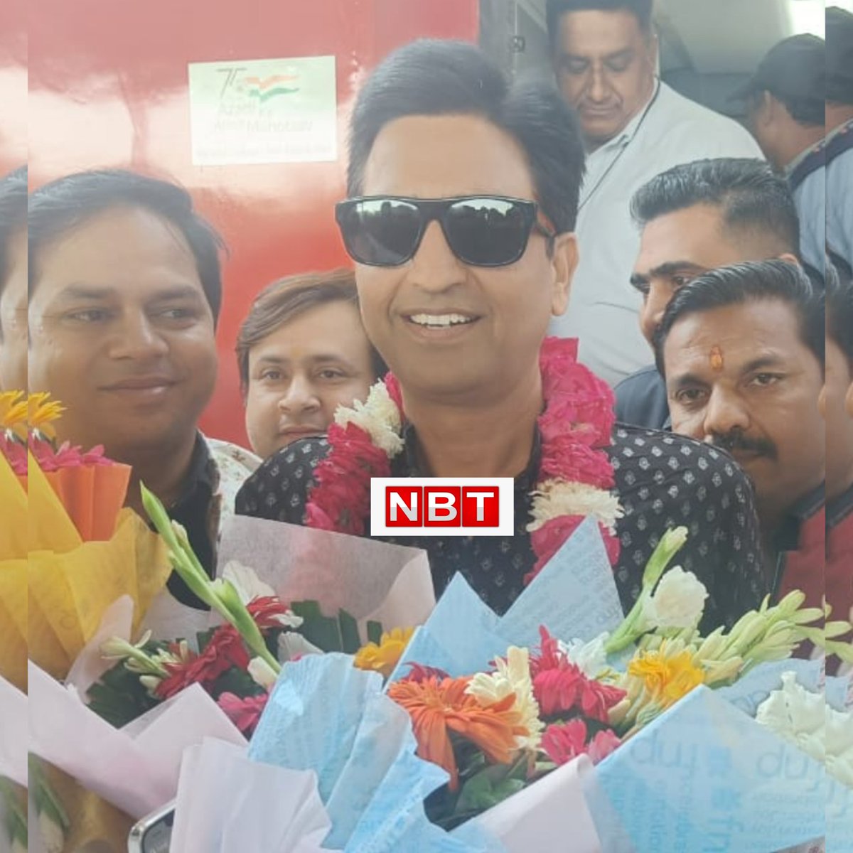 NbtRajasthan's tweet photo. #BreakingNews
राजस्थान के कोटा राष्ट्रीय दशहरा मेला अखिल भारतीय कवि सम्मेलन में आज डाॅ कुमार विश्वास कवि साथियों के साथ करेंगे काव्य पाठ,कोटा पहुंचे डाॅ कुमार विश्वास।
#NBTRajasthan #Rajasthan 
@DrKumarVishwas
@ArjunArvind https://t.co/6DVaHiiJDV