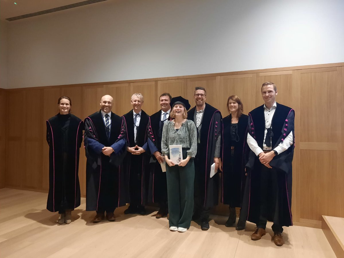 It's finally starting to sink in that I succesfully defended my PhD on 'Exogenous HCDs in metabolism and performance - Translating in vitro research to humans' this week. 👩‍🎓🤩

Many thanks to
<a href="/TeamDerave/">TeamDerave</a> 
@Sale_ExNut <a href="/JanBoone2906/">Jan Boone</a> @StegenSanne Prof Delesalle &amp; dr. ir. Grootaert