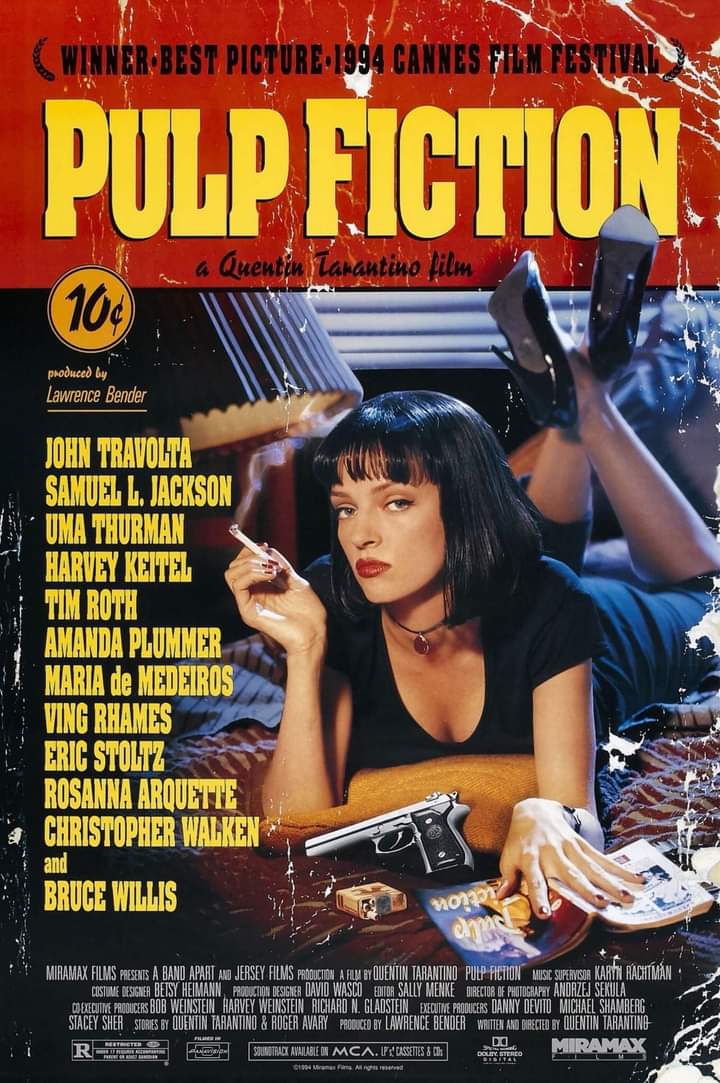 Hoy se cumplen 28 años del estreno de Pulp Fiction, una de mis pelis favoritas. ¿Cómo le llaman al cuarto de libra con queso en París? #PulpFiction #PulpFictionDay #RoyalConQueso