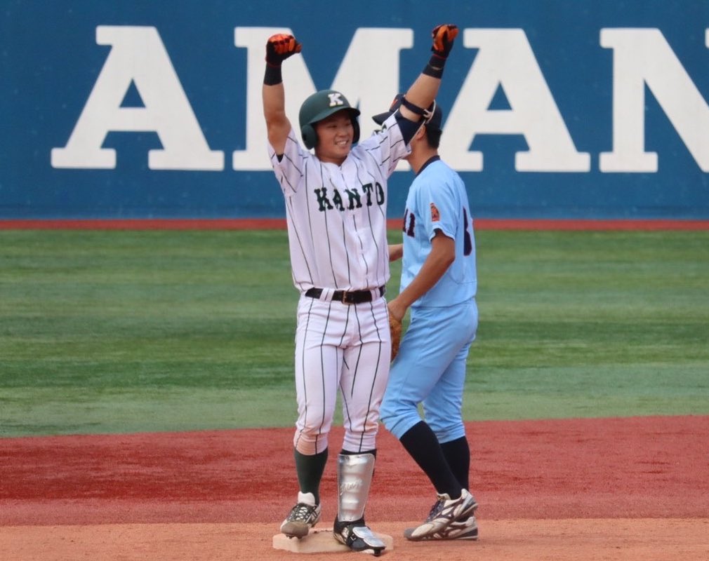 kgubaseball's tweet photo. 2022/10/15(土)
秋季リーグ戦
対 横浜商科大学(1戦目)
①髙木(4年 #柳ヶ浦 )
②国崎(3年 #向上 )
③川上(4年 #下関国際 ) 
④青木(3年 #桐生第一 ) https://t.co/spYIx6Pm6x