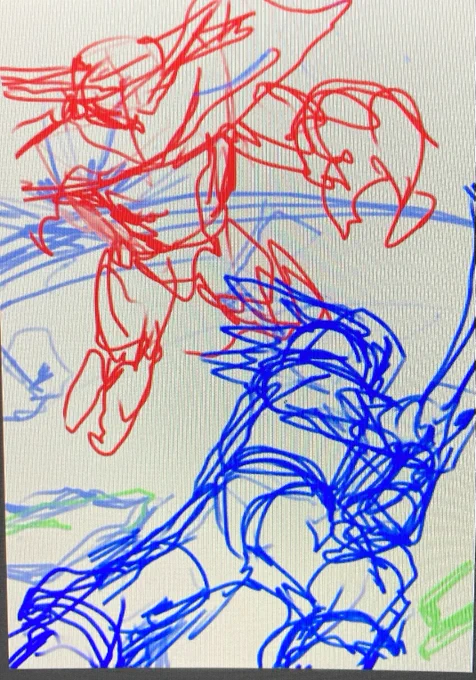 最近なまけすぎてたので気張って描いてます。レイアウトのセンスがなさすぎてつらいまた詰め込みすぎて止まることだけはないようにしないと 