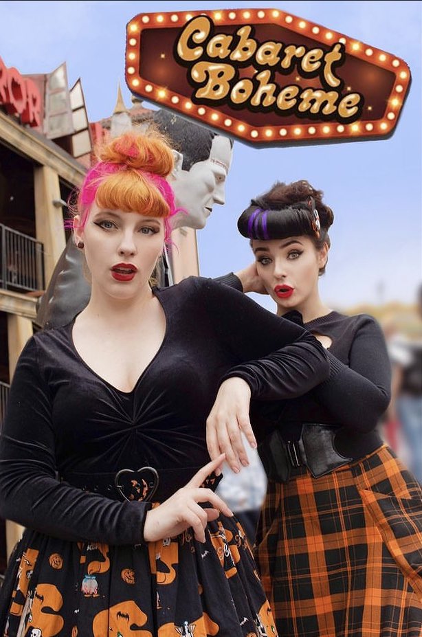 We can’t wait to perform at <a href="/CabaretBoheme/">Cabaret Boheme</a> ! See us performing some spooky songs 28.10.22!
🎃🍂👻
 #ukfunctionband #ukfunctionduo #glamourghoul #pinup #pinupgirl #pinupaesthetic #retrostyle #gothaesthetic #gothgirl #deaddolls #deaddollsuk #itsvalis #katjamacabre #cabaretboheme