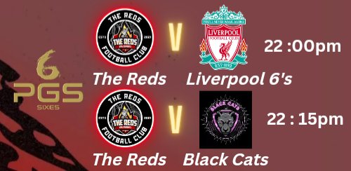 THEREDSPROCLUBS's tweet photo. @Sat6sPgs's Match Day ⚽️
🏟 10 Teams in the League
First 2 fixtures below ⬇️ https://t.co/OROdE60Ssa
