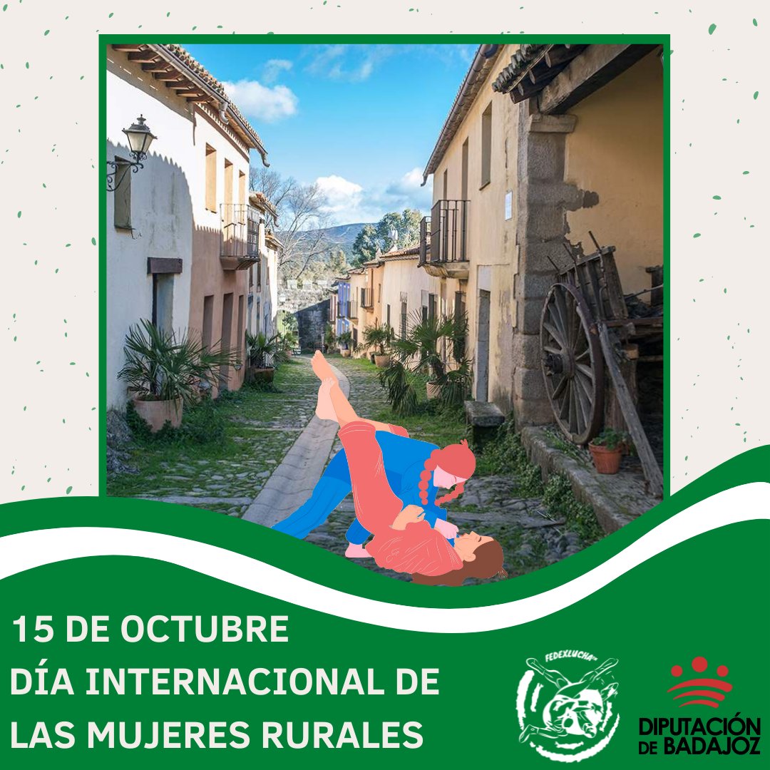 Hoy, 15 de octubre, desde nuestra Federación volvemos a celebrar el Día Internacional de las Mujeres Rurales. 

Gracias a la <a href="/DipdeBadajoz/">Diputación de Badajoz</a>  este año se están llevando a cabo varios talleres sobre esta disciplina, además de otros tantos dedicados al deporte base y escolar.