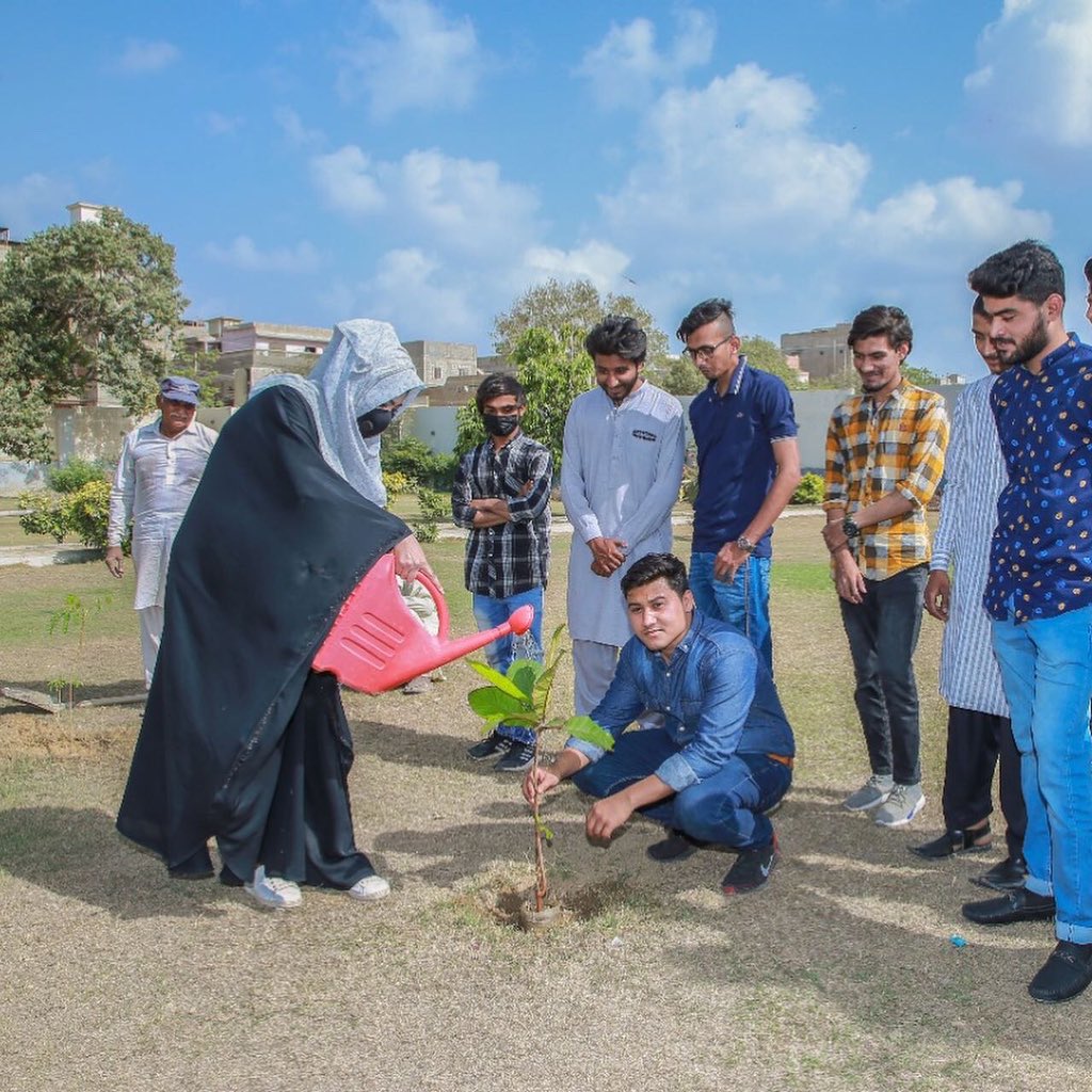 wmoworld's tweet photo. Memon Industrial & Technical Institute (MITI) a project of World Memon Organisation (WMO) has started Tree Plantation in connection with "Green Pakistan Campaign".
#DilSeMemon #WMO2 https://t.co/CZ3QMCTP2Z