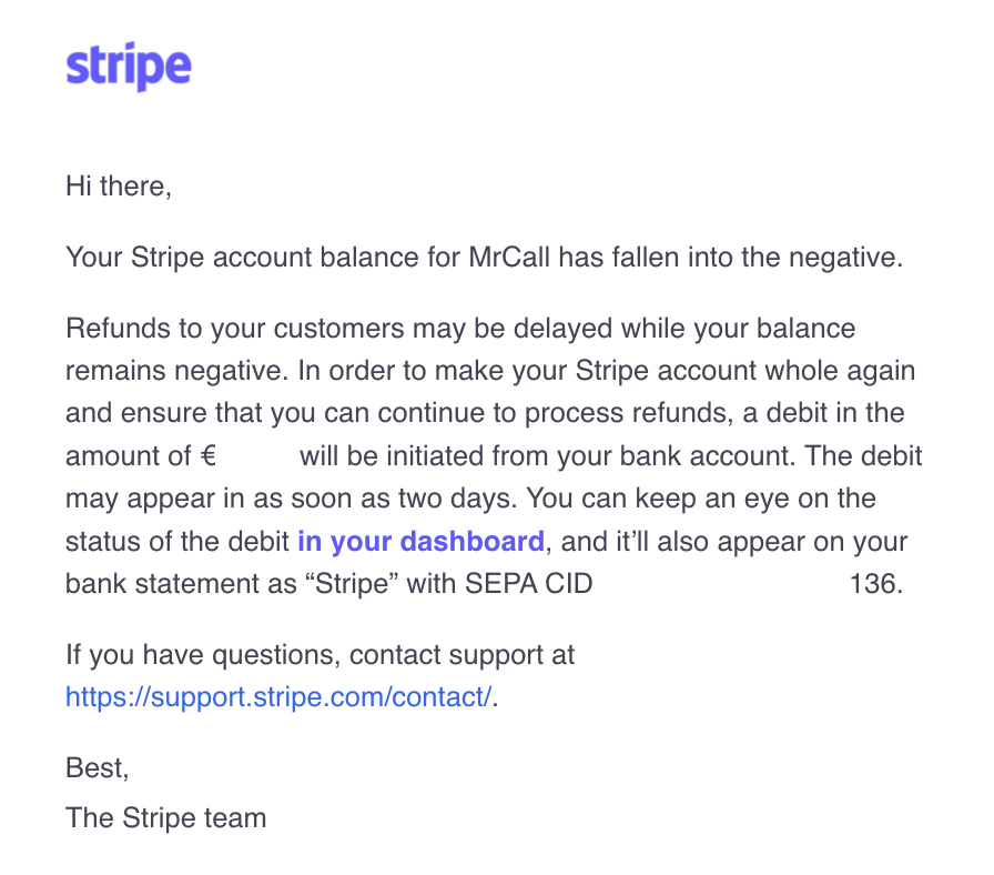 malemi's tweet photo. @stripe told us a bug of them triggers false refunds requests from (our) customers. So @stripe not only "refunds" our customers who never asked for refund, but charge us for a fee. Solution? Getting money from Stripe's users (us). We are paying @stripe for giving a free service! https://t.co/8tjXbR5XqE