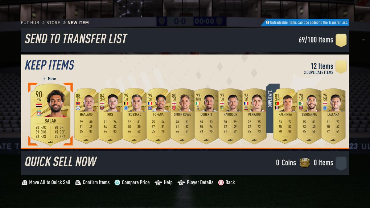 mr_rodger_'s tweet image. This is what I got from my PL Prime Players Pack from Level 27 on the Season Rewards!! 🤩 #PS5Share, #FIFA23