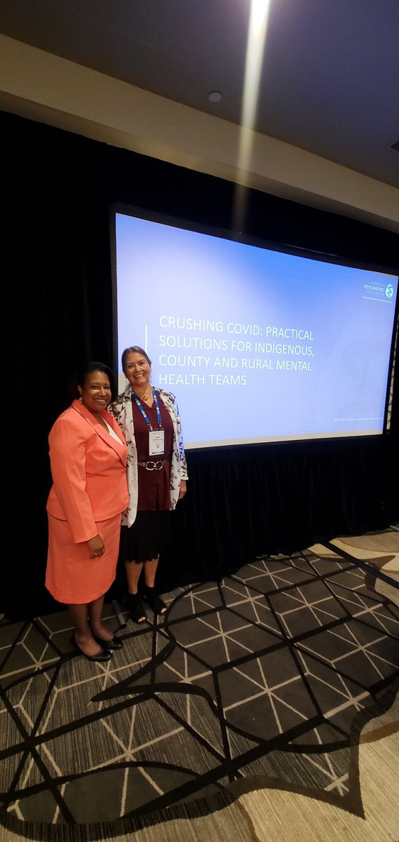 DrMonicaTD's tweet photo. Grateful for the focus on mental health in tribal communities at #APAMHSC22 the last 2 days from @SAMHSA_Leader Dr. Miriam Delphin-Rittmon talking about funding for communities to the acknowledgement of 2 spirit people  by Dr. Fiona Fonseca &amp; @MaryHasbah highlighting resilience https://t.co/Fe0KYJzkOg