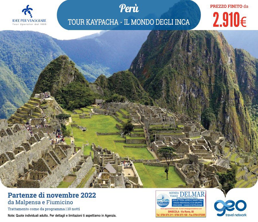 ViaggiDelmar's tweet photo. #Perù: la natura e la storia si intrecciano in questo Paese ricco di misteri, in cui la tradizione si mostra ancora nei gesti quotidiani di una popolazione che vive con gli stessi tempi e gli stessi ritmi da secoli e secoli. Parti anche tu! #delmarviaggi https://t.co/eYrddusgPm