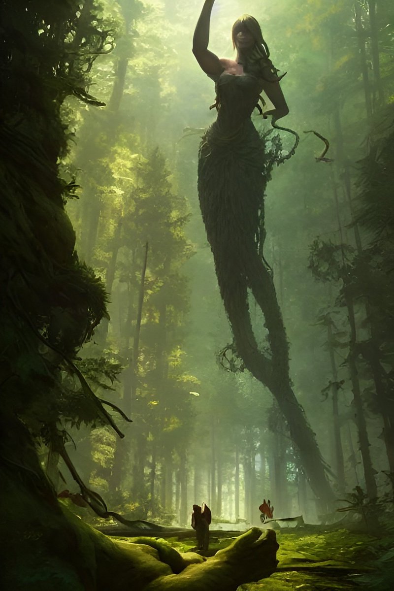 FlowSwift666's tweet photo. The giantess of the forest

#AI #ArtificialIntelligence #art #HorrorArt #AIart #AIArtwork #aiartcommunity #HorrorArt #HorrorGames #conceptart #DigitalArt #darkart #HorrorMovies #horrorface #monster #bizzare #fantasy #giant #giantess #Guardians https://t.co/zkzuMYmJKH