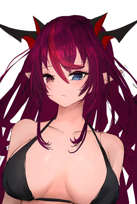 I still have a fever, but I soothe myself by drawing boobs doodle. 