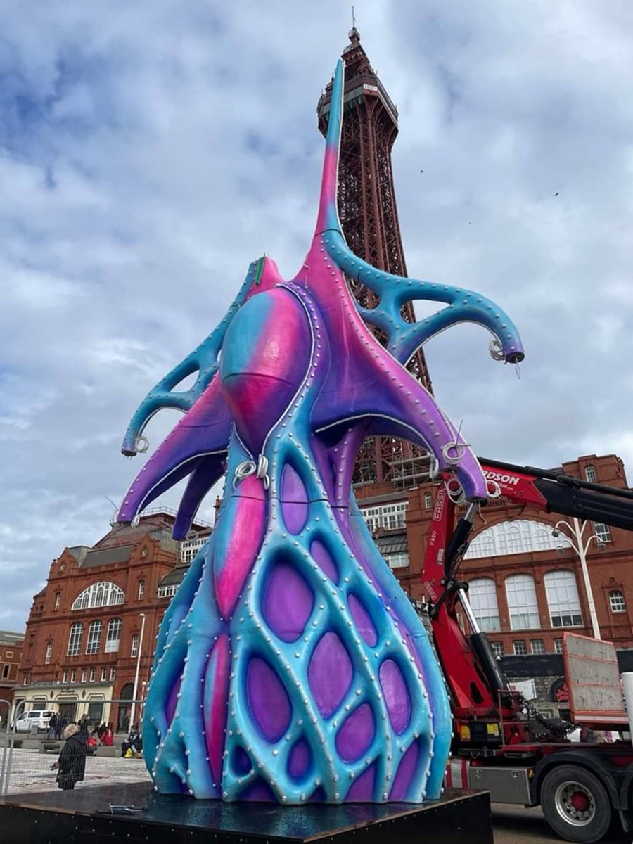 Something BIG has appeared on Blackpool prom... 😀😀 
And it's only the beginning... 
I'll be there next week, probably under a huge umbrella, adding the final touches to our code. Can't wait to see it running