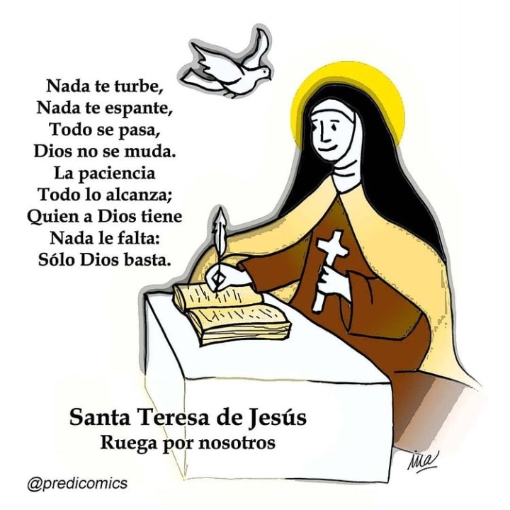 predicomic's tweet photo. Santa Teresa de Jesús https://t.co/luoLgwICt9
