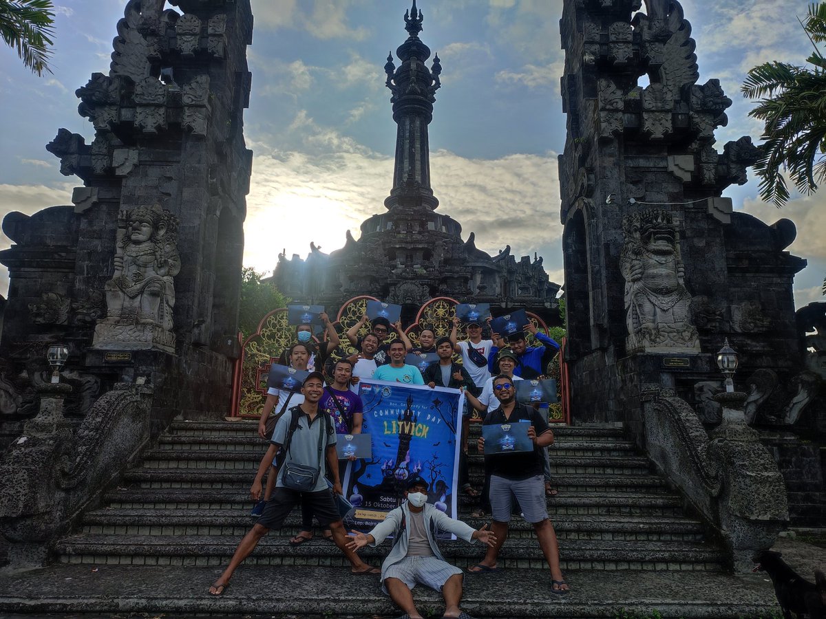 DewataMonmon's tweet photo. Keseruan Comday Litwick bersama Team Monmon Dewata.
Terimakasih temen monmon yang sudah datang ke renon meramaikan comday bagi temen monmon yang gak sempat datang semoga comday bulan depan bisa bergabung lagi🎉🎉🙏🙏
@PoGo_Indonesia
#pokemongocomunityday https://t.co/sfefJlSFTd