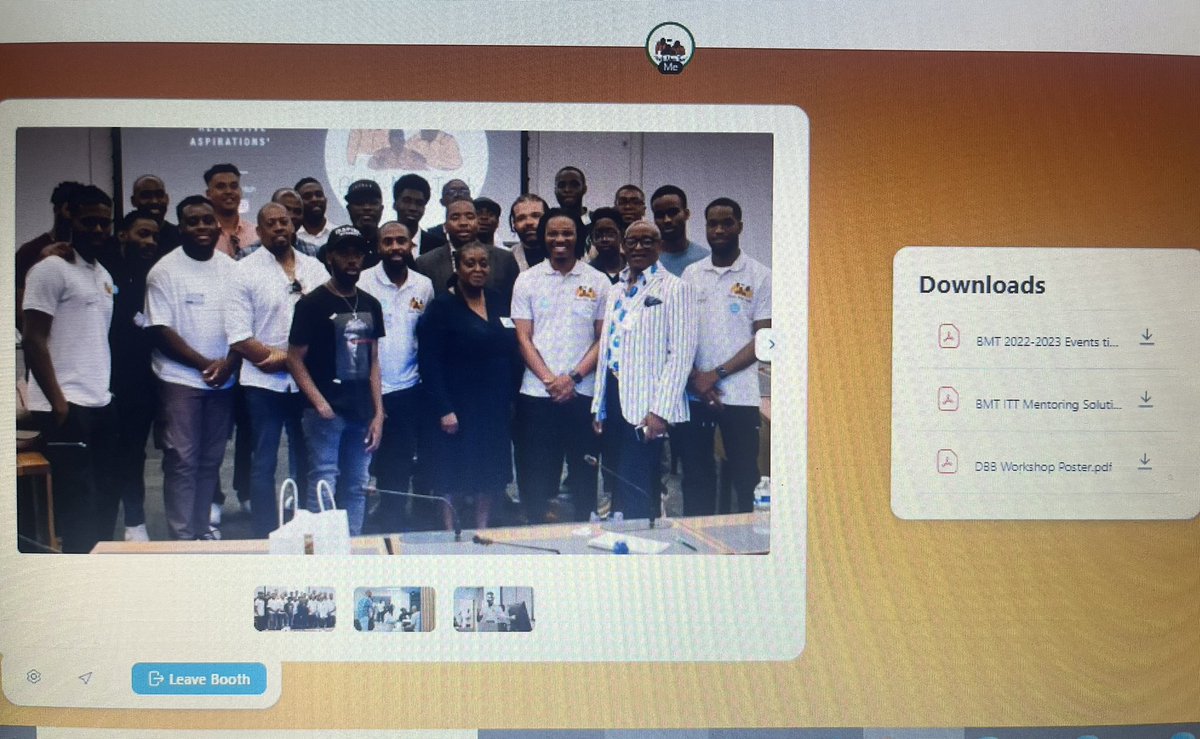 BlackMenTch's tweet photo. Absolutely loved #BlackMenTeach’s Expo networking space at #AHSummit, great opportunity to connect with new faces and also catch up with some familiar!
Thank you @AspiringHeads for spearheading and making use of this new @Zoom tool! https://t.co/F9D4rLfbwg