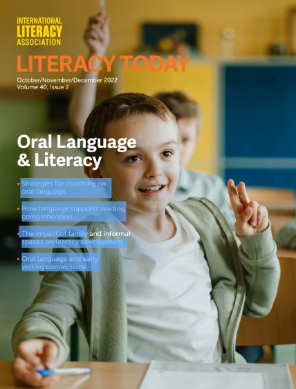 Oral Language is the foundation of all literacy and this recently released Literacy Today from ILA is jam packed with research and articles focused on oral language and literacy.  A must read! bit.ly/3Mx9IGX