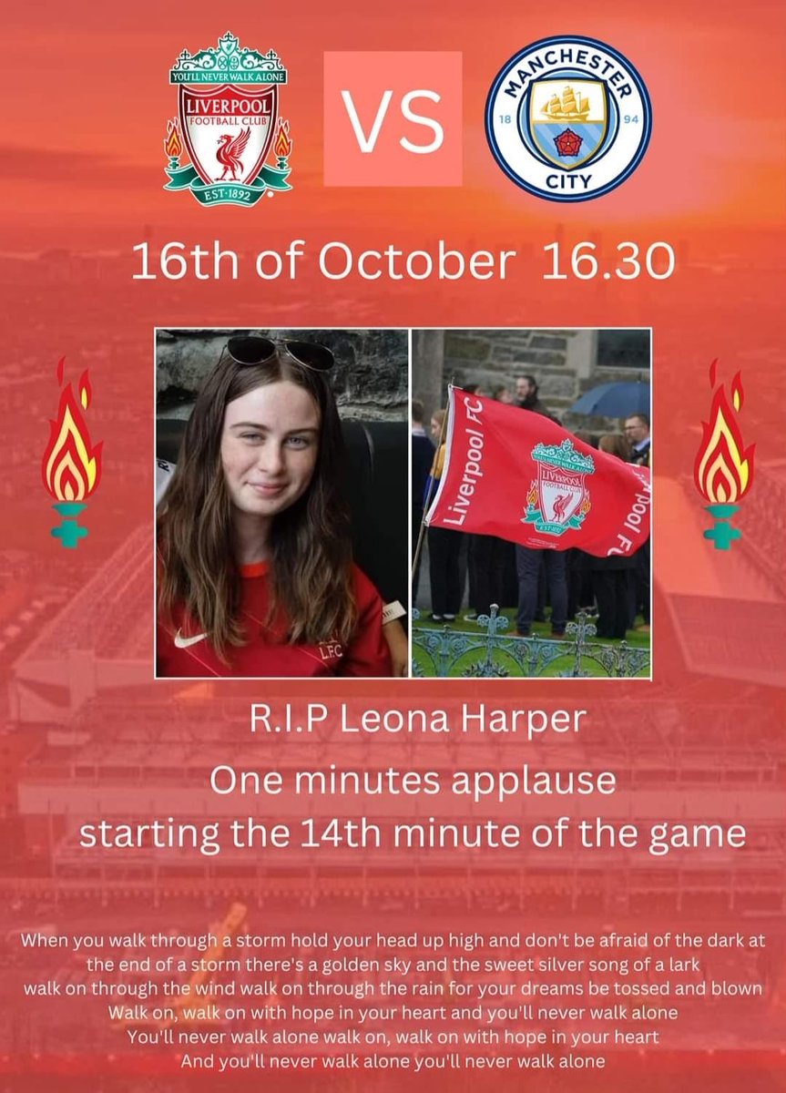 tony4score's tweet image. Don’t know Leona but she’s a good red please RT for her family YNWA